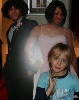 Willemijn samen met de hoofdrolspelers